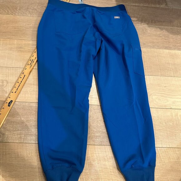FIGS WOMENS ROYAL BLUE SCRUB PANTS LARGE PETITE - Picture 10 of 10